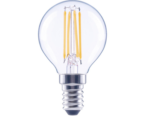 Bec LED variabil Flair E14 2,2W 250 lumeni, glob clar G45, lumină caldă Bec LED cu soclu E14 în formă de picătură