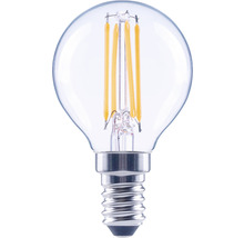 Bec LED variabil Flair E14 4W 470 lumeni, glob clar G45, lumină caldă
