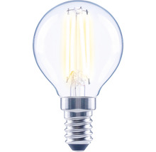 Bec LED variabil Flair E14 4W 470 lumeni, glob clar G45, lumină caldă