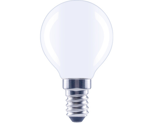 Bec LED variabil Flair E14 4W 470 lumeni, glob mat G45, lumină caldă
