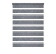 Rulou dublu (zebră) gri 72,5x150 cm