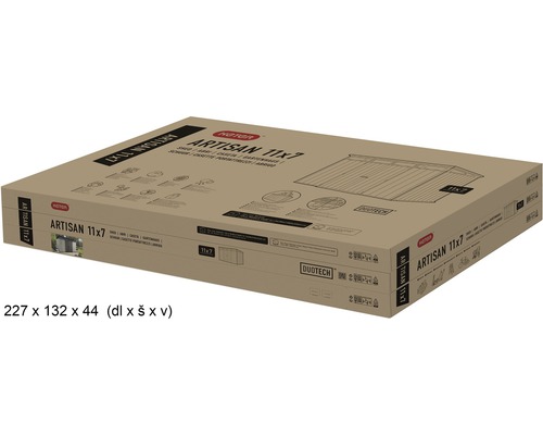 Cutie de ambalaj Keter Magazie de grădină Artisan 11x7