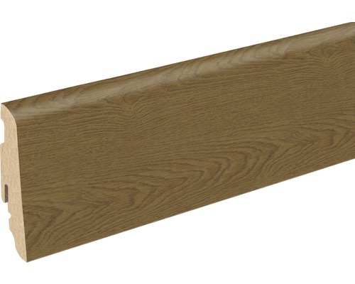 Plintă MDF FOEI441 FU60L stejar înfoliat 2400x58x19 mm