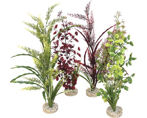 Plante acvariu decorative din plastic, set