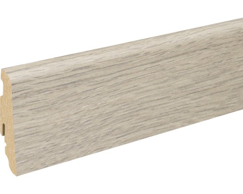 Plintă MDF 2400x58x19 mm FOEI08S FU60L stejar înfoliat