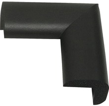 Protecții colțuri mobilă CAR-BOY 70x37x31x9 mm, negru, autoadezive, pachet 4 bucăți