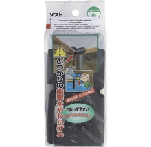 Protecții colțuri mobilă CAR-BOY 70x37x31x9 mm, negru, autoadezive, pachet 4 bucăți