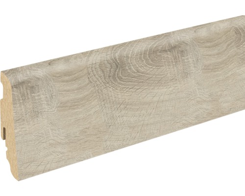 Plintă MDF Neuhofer FOEI34E FU60L stejar înfoliată 2400x58x19 mm Plintă cu aspect de lemn