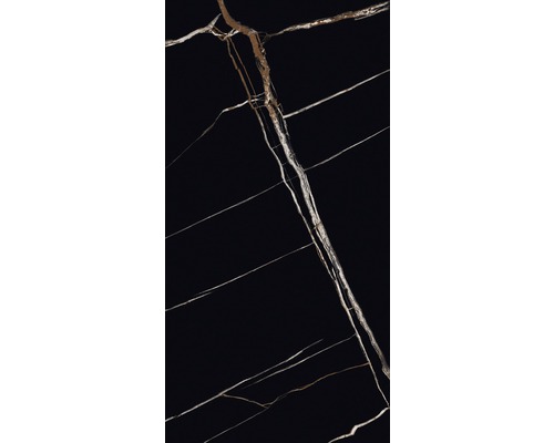 Gresie / Faianță porțelanată glazurată Riga Nero 80x160 cm