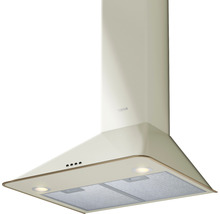 Hotă bucătărie tip șemineu Teka DOS 60.1 VN 60 cm, 3 trepte putere, free outlet 650mc/h, turbină dublă, finisaj Vanilla