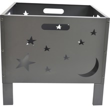 Bol pentru foc 50x50 cm metal negru-thumb-0