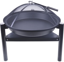 Bol de foc metal Ø 72 cm negru-thumb-0 Bol de foc metal Ø 72 cm negru-thumb-0