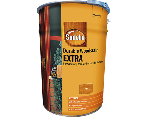 Lazură pentru lemn Sadolin Extra teak 19 l