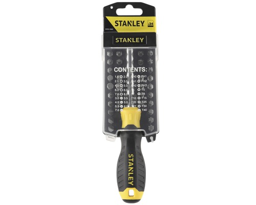 Șurubelniță Stanley cu 34 de biți