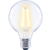 Bec LED variabil Flair E27 7W 806 lumeni, glob clar G80, lumină caldă