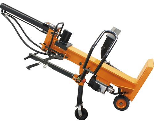 Despicător de lemne pentru utilizare orizontală cu roți pentru transport ușor