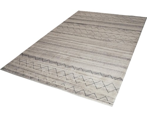 Covor cu model cu dungi și zigzag