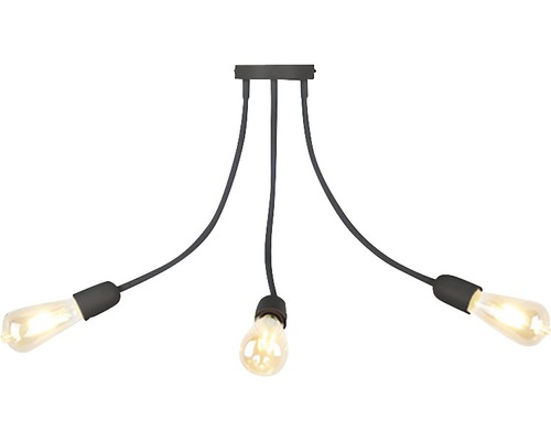 Lumină suspendată cu trei becuri