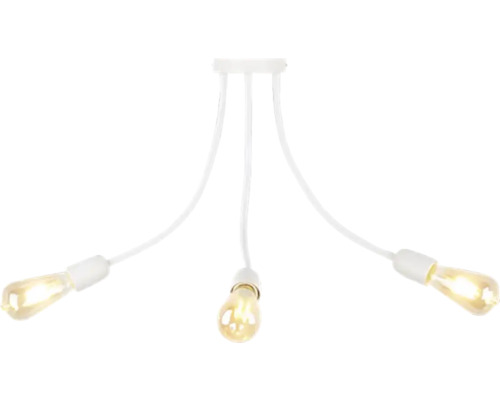 Lumină suspendată cu trei becuri