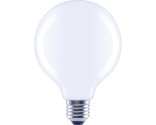 Bec LED variabil Flair E27 7W 806 lumeni, glob mat G95, lumină caldă Bec s formă sferică și soclu cu filet