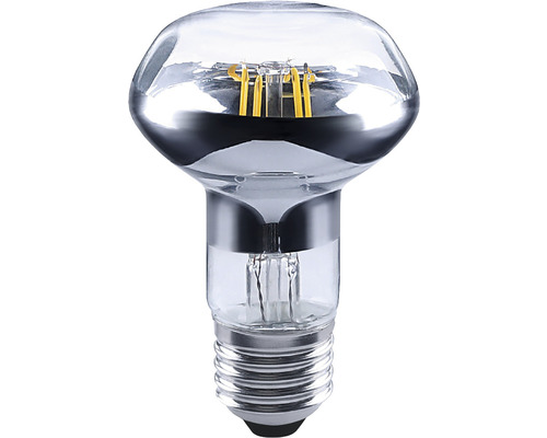 Bec LED variabil Flair E27 4W 280 lumeni, reflector R63 clar, lumină caldă Bec reflector cu soclu E27
