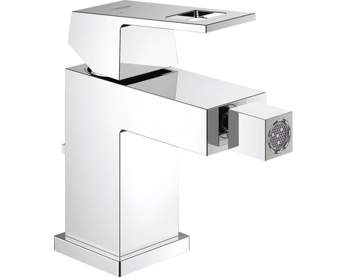 Baterie bideu monocomandă GROHE Eurocube 23138000 mărime S cartuș ceramic 28 mm Grohe SilkMove set evacuare cu tijă crom