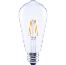 Bec LED variabil Flair E27 4W 470 lumeni, glob pară ST64, lumină caldă