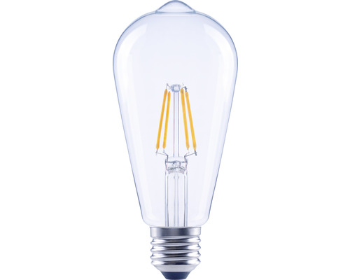 Bec LED variabil Flair E27 4W 470 lumeni, glob pară ST64, lumină caldă