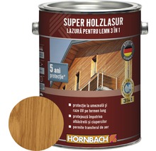 Lazură pentru lemn 3 în 1 Super Holzlasur teak 2,5 l-thumb-0