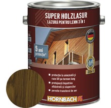 Lazură pentru lemn 3 în 1 Super Holzlasur nuc 2,5 l-thumb-0