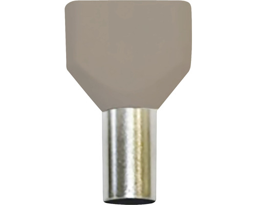 Pini terminali izolați Starke 2x16 mm², 50 bucăți, pentru conductor lițat, culoare bej Pini terminali izolați Starke 2x16 mm², 50 bucăți, pentru conductor lițat, culoare bej