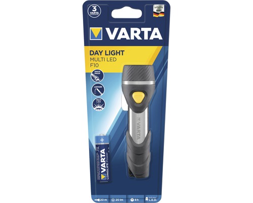 Lanternă Varta Day Light Multi LED F10 cu baterie