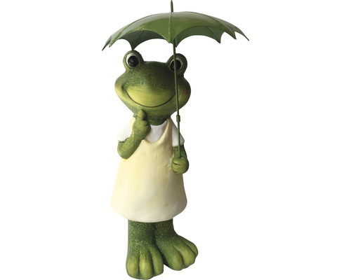 Broască cu umbrelă verde 19,8x18,6x46,8 cm
