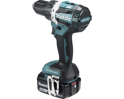 Mașină de găurit și înșurubat cu acumulator Makita cu acumulator de 5.0 Ah