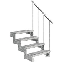 Scară metalică cu balustradă