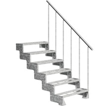 Scară metalică cu balustradă