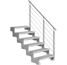 Scară cu balustradă metalică