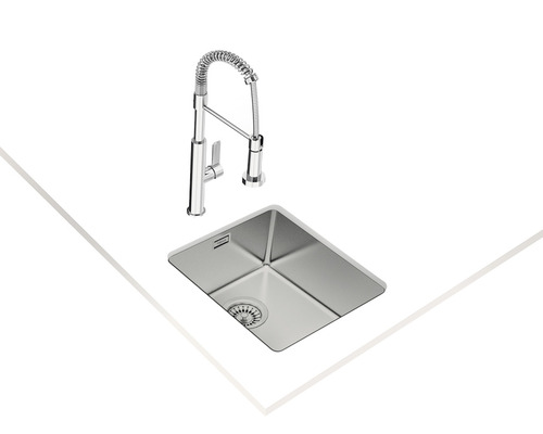 Chiuvetă bucătărie inox cu o cuvă Teka Be Linea Undermount 34x40 cm, fără picurător