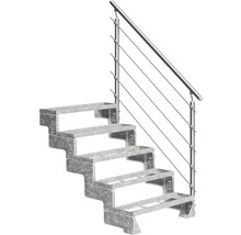 Scară metalică cu balustradă