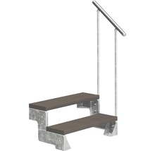 Scară cu două trepte și balustradă