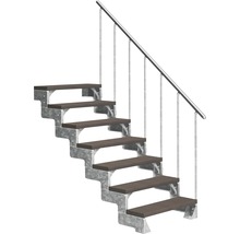 Scară exterioară cu trepte și balustradă