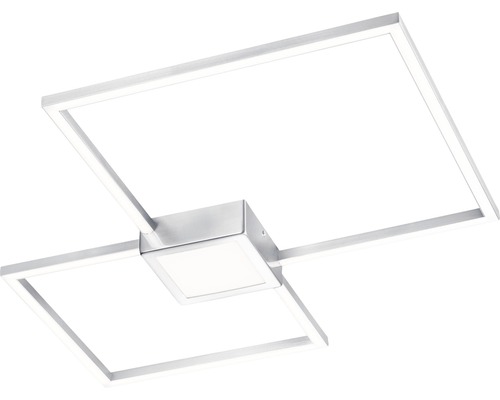 Plafonieră cu LED integrat Hydra 28W 2600 lumeni, nichel mat