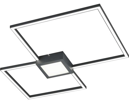 Plafonieră cu LED integrat Hydra 28W 2600 lumeni, antracit