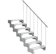 Scară metalică cu balustradă