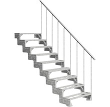 Scară metalică cu balustradă
