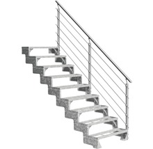Scară metalică cu balustradă