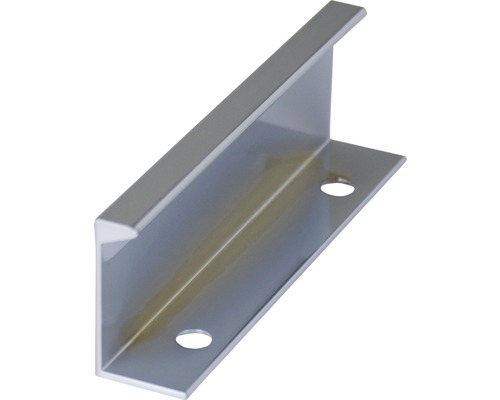 Profil mâner din aluminiu cu două orificii de fixare