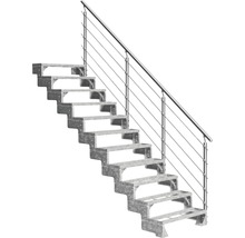 Scară cu balustradă din oțel