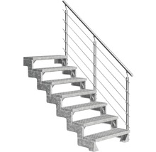 Scară metalică cu balustradă