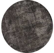 Covor rotund cu structură cu fibre înalte